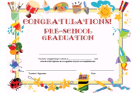 Preschool Graduation Certificate Pdf | Graduation Intended For Baby Shower Winner Certificate Template 7 Ideas