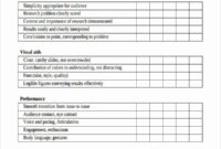 Presentation Feedback Form Template | Peterainsworth For Presentation Evaluation Form Templates