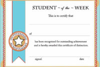 Printable Certificates &amp;amp; Awards | Calloway House | Student With Regard To Awesome Star Of The Week Certificate Template
