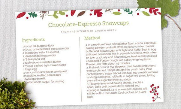 Printable Christmas Recipe Card Editable Pdf | Recipe Throughout Fantastic Christmas Gift Templates Free Typable