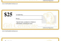 Printable Gift Certificates For A Hair Salon Or Stylist Within Awesome Free Printable Beauty Salon Gift Certificate Templates