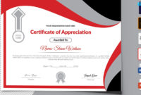 Printable Of Appreciation Certificate Template #104731 In Amazing Downloadable Certificate Of Recognition Templates