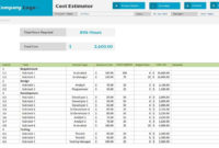 Project Expenses Template Excel And Project Cost Tracker Pertaining To Cost Tracking Template