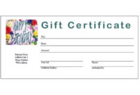 Publisher Gift Certificate Template (4) Templates Throughout Gift Certificate Template Publisher