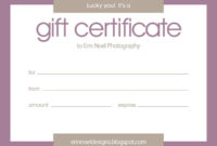 Publisher Gift Certificate Template Business Plan Templates Throughout Publisher Gift Certificate Template