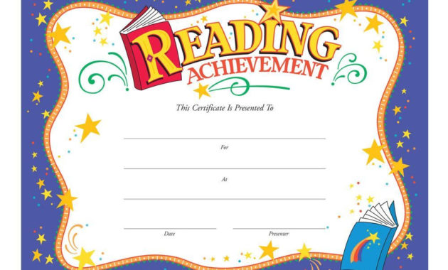 Reading Certificate Template Inside Awesome Accelerated Reader Certificate Templates