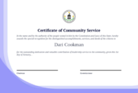 Recognition Of Service Certificate Template (3 Inside Free Certificate For Years Of Service Template