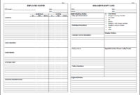 Restaurant Manager Log Book Template | Charlotte Clergy Within Staff Communication Log Template