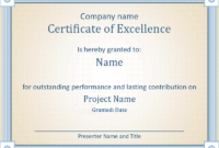 Reward An Employee&amp;#039;S Outstanding Performance With This Throughout Star Performer Certificate Templates