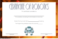 Robotics Certificate Template Free [9+ Great Designs] Regarding Fresh Science Fair Certificate Templates