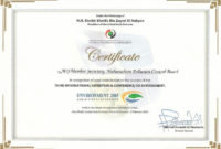 Sample Certificate Of Participation Template | Certificate With Fascinating Sample Certificate Of Participation Template
