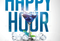 Sample Classic Happy Hour Drinks Flyer Happy Hour Menu Inside Happy Hour Menu Template