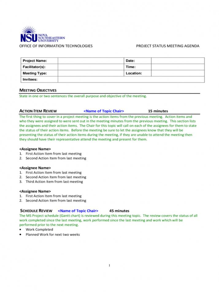 Sample Project Meeting Agenda Template 2 Free Templates In In Word Agenda Template Free Download