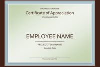 Samples Certificates Of Appreciation With Gratitude Throughout Free Employee Recognition Certificates Templates Free
