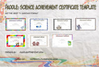 Science Achievement Certificate 7+ Template Ideas Pertaining To Fresh Science Fair Certificate Templates