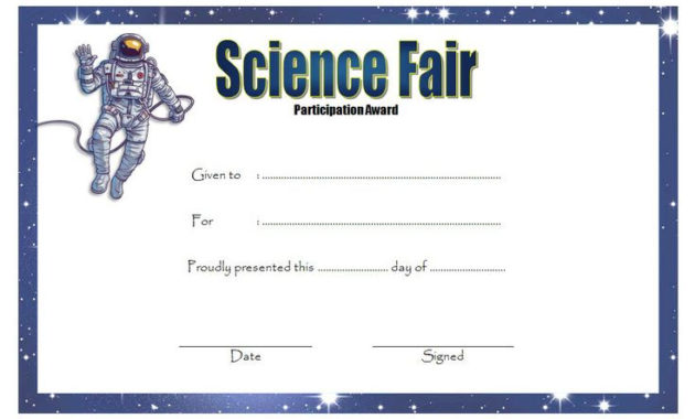 Science Fair Certificates Of Participation Pdf Word 3 Within 7 Science Fair Winner Certificate Template Ideas