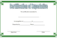 Senior Superlative Certificate Free Printable (3Rd Version For Superlative Certificate Template