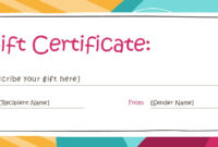 Shopping Spree Gift Certificate Template Dalep Throughout Fresh Mary Kay Gift Certificate Template
