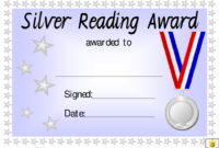 Silver Reading Award Certificate Template Download Pertaining To Reader Award Certificate Templates