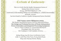 Simple Conformity Certificate Design Template In Psd, Word In Fascinating Certificate Of Conformance Template Free