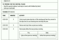 Simple Meeting Agenda Template Word Templatesz234 Intended For School Board Meeting Agenda Template