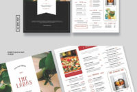Simple Vintage Menu — Adobe Illustrator #Kitchen #Food Inside Adobe Illustrator Menu Template