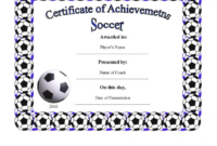 Soccer Award Certificate Template Awesome Soccer Award In Donation Certificate Template Free 14 Awards