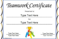 Special Certificate Team Work Certificate Regarding Simple Player Of The Day Certificate Template