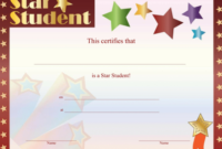 Star Student Certificate Free Printable Download In Free Intended For Fresh Star Student Certificate Templates