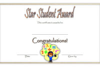 Star Student Certificate Templates 10+ Best Ideas Free In Worlds Best Mom Certificate Printable 9 Meaningful Ideas