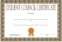 Student Council Certificate Template [8+ New Designs Free] Intended For Fresh Student Leadership Certificate Template Ideas