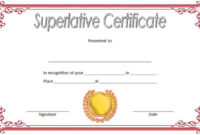 Superlative Certificate Template (2 Within Superlative Certificate Template