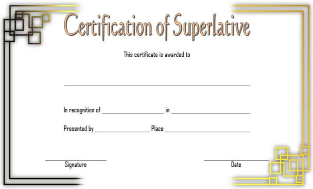 Superlative Certificate Templates Free [10+ Great Designs] With Most Likely To Certificate Template Free