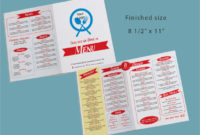 Take Out Menu Template | Template Business Pertaining To Take Out Menu Template
