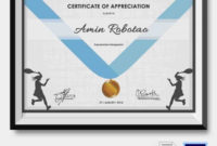 Tennis Certificate Template 8+ Free Word, Pdf Documents With Regard To New Badminton Certificate Template Free 12 Awards