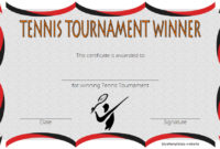 Tennis Tournament Certificate Templates [8+ Sporty Designs With Regard To Best Coach Certificate Template Free 9 Designs