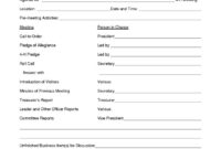 The 25+ Best Meeting Agenda Template Ideas On Pinterest In Teacher Team Meeting Agenda Template