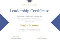The Amusing 50 Creative Blank Certificate Templates In Psd Intended For Student Leadership Certificate Template