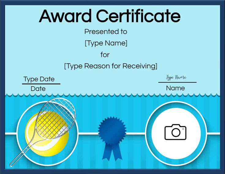 The Outstanding Free Tennis Certificates | Edit Online And For Table Tennis Certificate Template Free
