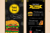 Top 15 Free Restaurant Menu Psd Templates For Cuisine Regarding Fast Food Menu Design Templates