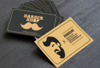 Top 27 Professional Barber Business Cards Tips & Examples Regarding Barber Shop Certificate Free Printable 2020 Designs