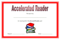Top 7 Ar Certificate Template Free For 2020 With Accelerated Reader Certificate Templates