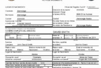 Translating A Birth Certificate From Spanish To English Throughout Birth Certificate Translation Template