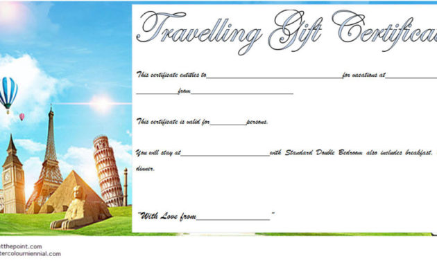 Travel Gift Certificate Editable [10+ Modern Designs] With Regard To Fishing Gift Certificate Template