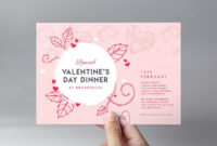 Valentines Menu Template Vol.6 Psd, Ai &amp; Vector Brandpacks With Regard To Valentine Menu Templates Free