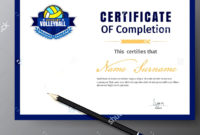 Wallyball Volleyball Certificate Templates Volley Choices In Fascinating Volleyball Certificate Templates