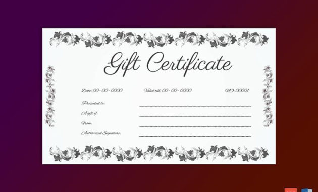 (#Wedding Gift Certificate Elegant Border) In 2020 In Fantastic Wedding Gift Certificate Template