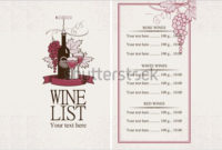 Wine Menu Templates 31+ Free Psd, Eps Documents Download Pertaining To Free Wine Menu Template