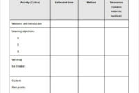 Word Agenda Template 6+ Free Word Documents Download For Workshop Agenda Template