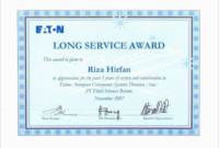 Years Of Service Certificate Template Free Beautiful Long Throughout New Long Service Award Certificate Templates